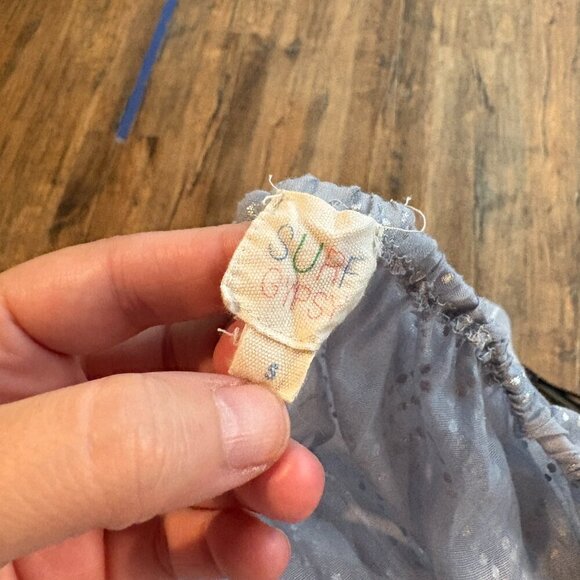 Surf Gypsy metallic halter lightweight jumpsuit - Picture 5 of 6